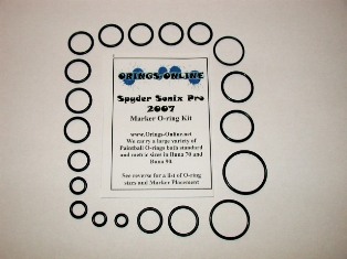 Spyder Sonix Pro 2007 O ring Oring Kit Paintball 2 kits  