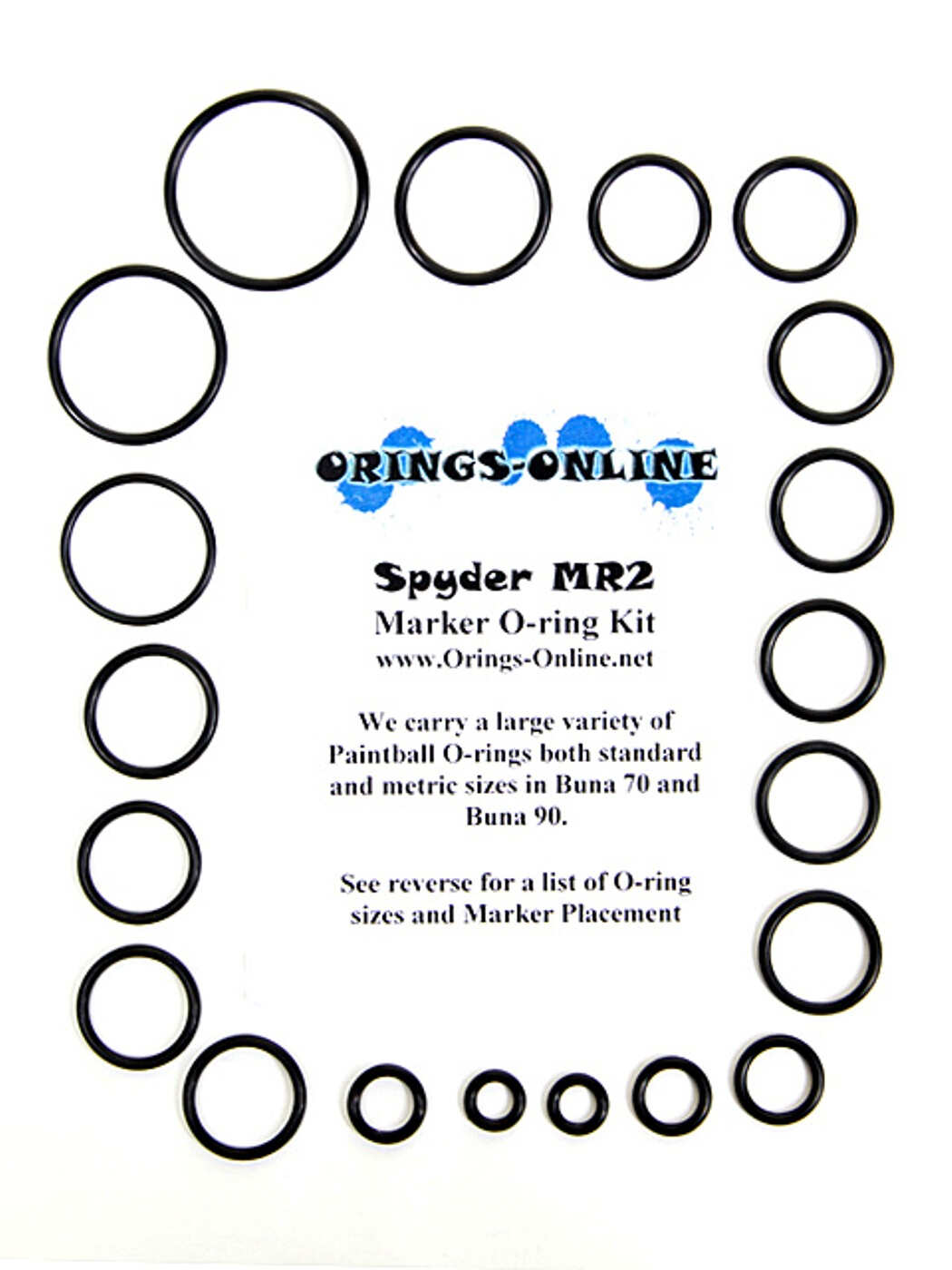 225 Pcs Metric o-Ring kit- with size chart | eBay